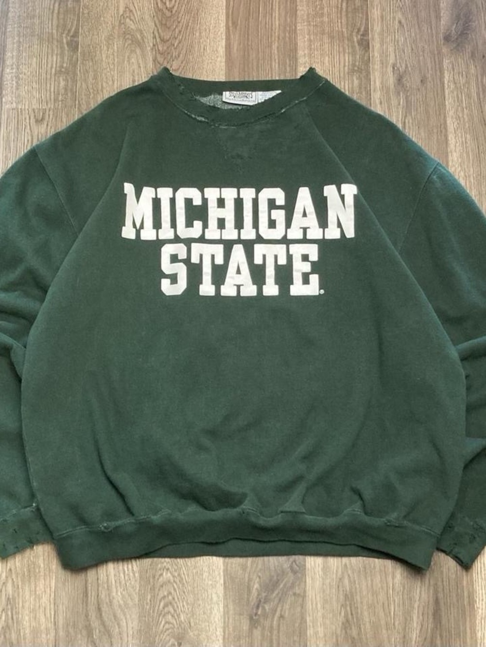 Vintage 2000s Michigan State Spartans Spellout Crewneck